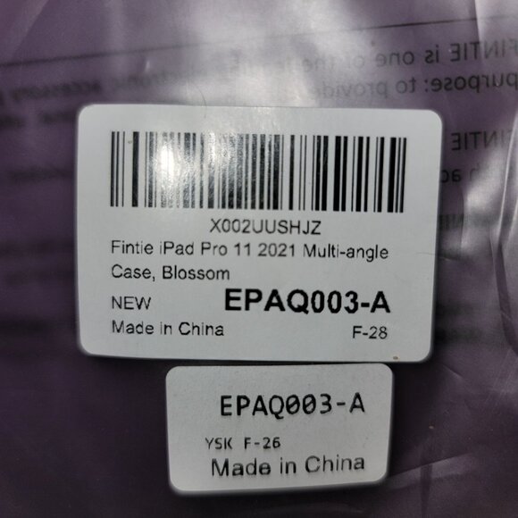 Fintie iPad Pro 11 2021 Multi-Angle Case Purple Blossom EPAQ003-A jj3621 - Picture 3 of 6